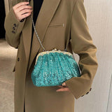Sequins Crossbody Bags Wedding Evening Clutch Lady Chain Shoulder Bags