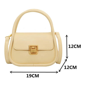 Women's Small Shoulder Bag Soft Leather Crossbody Flap Handbag