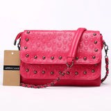 Skull Rivet Chain Crossbody Bag for Women