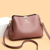 Leather Crossbody Bag for Women Shoulder Messenger Bag