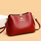 Leather Crossbody Bag for Women Shoulder Messenger Bag