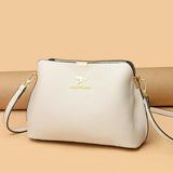 Leather Crossbody Bag for Women Shoulder Messenger Bag