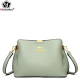 Leather Crossbody Bag for Women Shoulder Messenger Bag