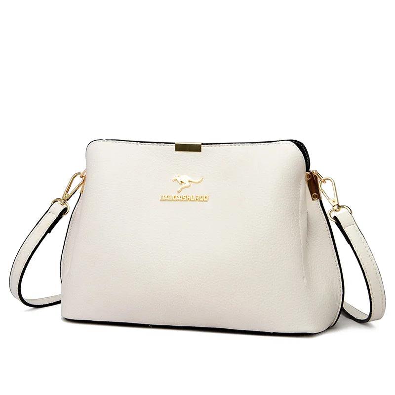 Leather Crossbody Bag for Women Shoulder Messenger Bag