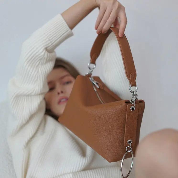 Small Shoulder Bag Crossbody Chain Hobos Yellow Purse