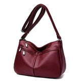 Women Leather Shoulder Bag Crossbody Messenger Tote Purse