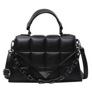 Lattice Women's Brandl Crossbody Bags PU Leather Shoulder Pack Handbags