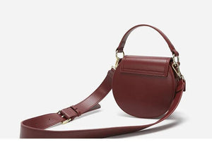 Round Saddle Bag for Women Crossbody Bags Ladies Handbag Totes