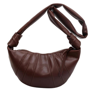 Vintage Leather Shoulder Bag Women's Crossbody Hobo Bag