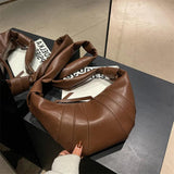 Vintage Leather Shoulder Bag Women's Crossbody Hobo Bag