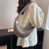 Vintage Leather Shoulder Bag Women's Crossbody Hobo Bag