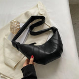 Vintage Leather Shoulder Bag Women's Crossbody Hobo Bag