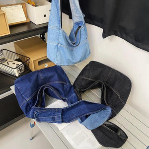 Denim Women's Crossbody Bag High Quality Messenger Shoulder Bag