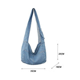 Denim Women's Crossbody Bag High Quality Messenger Shoulder Bag