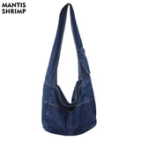 Denim Women's Crossbody Bag High Quality Messenger Shoulder Bag
