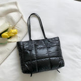 Winter Shoulder Bag Casual Ladies Large Capacity Zipper Handbags Tote