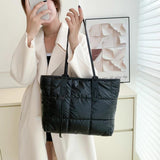 Winter Shoulder Bag Casual Ladies Large Capacity Zipper Handbags Tote