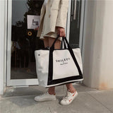 Canvas Women Handbags Large Capacity Ladies Shoulder Crossbody Bag