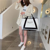 Canvas Women Handbags Large Capacity Ladies Shoulder Crossbody Bag