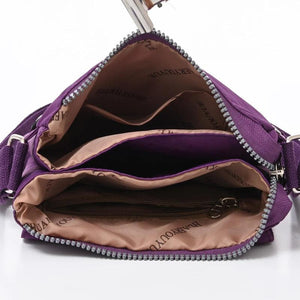 Waterproof Nylon Shoulder Bag Multifunction Messenger Bag