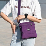 Waterproof Nylon Shoulder Bag Multifunction Messenger Bag