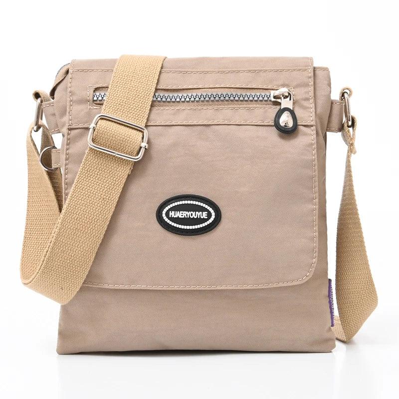 Waterproof Nylon Shoulder Bag Multifunction Messenger Bag