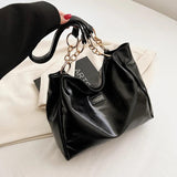 Oilskin Shoulder Bag Casual Women's Bag Autumn Winter Shopping Bag