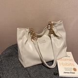 Oilskin Shoulder Bag Casual Women's Bag Autumn Winter Shopping Bag