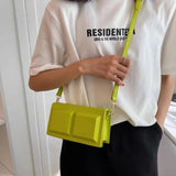 Summer Crossbody Women's Bag Small Flap Solid Female Handbags
