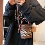 Women Handbags Shoulder Messenger Cross Body Bucket Clutch Purses Large Capcity