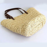 Big Straw Woven Shoulder Bags Large Totes for Women Summer Beach Handbags