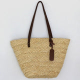 Big Straw Woven Shoulder Bags Large Totes for Women Summer Beach Handbags