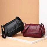 Causal Women Shoulder Bag Soft PU Leather Vintage Crossbody Bags