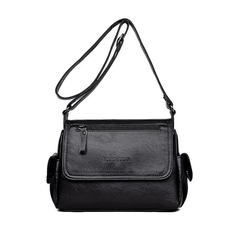 Causal Women Shoulder Bag Soft PU Leather Vintage Crossbody Bags