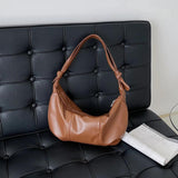 Zipper Women's Hobos Bag PU Leather Shoulder Crossbody Bag