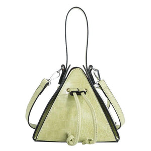 Triangle Handbag Pull Rope Box Dumplings Lantern Woman Bag