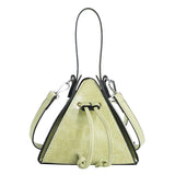 Triangle Handbag Pull Rope Box Dumplings Lantern Woman Bag
