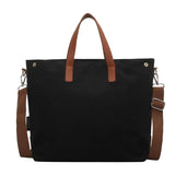 Canvas Shoulder Bag Large Capacity Shopping Bag Winter Messenger Bag