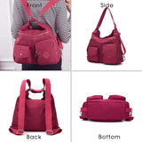 TTOU Multi-function Female Bag Waterproof Nylon Shoulder Bag