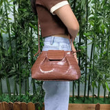 Crocodile Bag Hobo Cloud Shoulder Bag Lady Handbag for Autumn and Winter