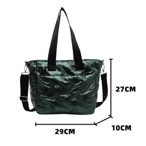 Waterproof Cloth Bag Ladies Tote Bag Large Capacity Casual Shoulder Bag