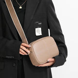 Cowhide Cell Phone Shoulder Bag Leather Messenger Bags