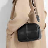 Cowhide Cell Phone Shoulder Bag Leather Messenger Bags