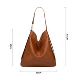 Women Shoulder Bags Large Capacity PU Leather Female Handbag