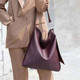 Women Shoulder Bags Large Capacity PU Leather Female Handbag
