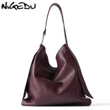 Women Shoulder Bags Large Capacity PU Leather Female Handbag