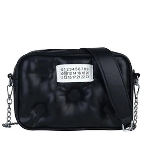 Women Crossbody Camera Bag with Chain Shoulder Strap