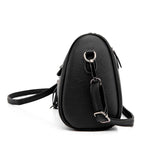 Cowhide Leather Women Shoulder Bag High Capacity Handbag
