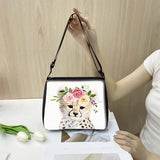 Animal Print Shoulder Bag Girl Handbag Lady Tote Bag