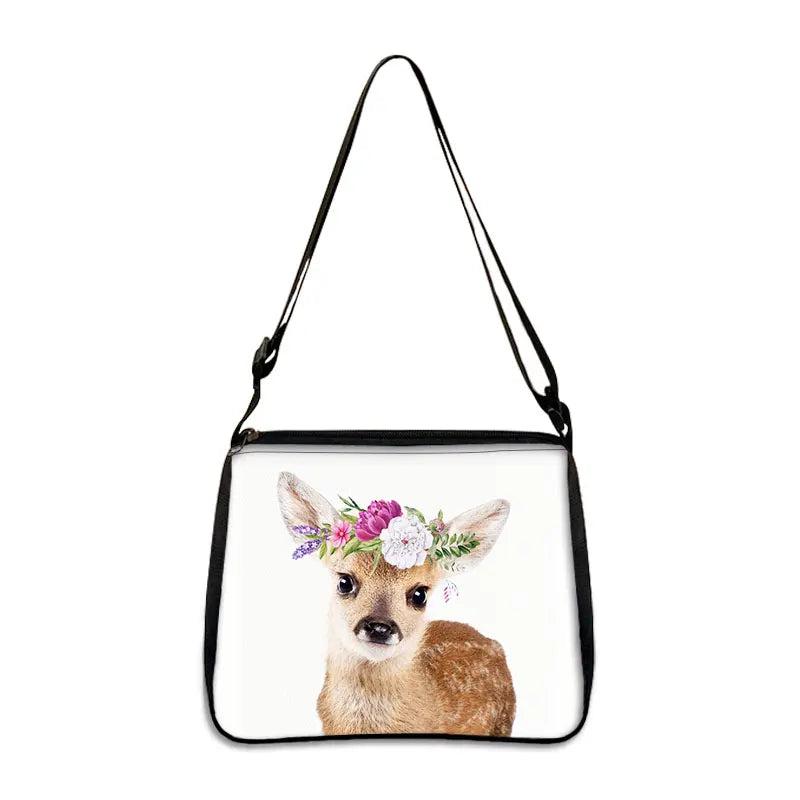 Animal Print Shoulder Bag Girl Handbag Lady Tote Bag